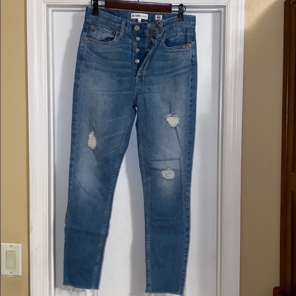 Ghost Re/Done High Rise ankle crop